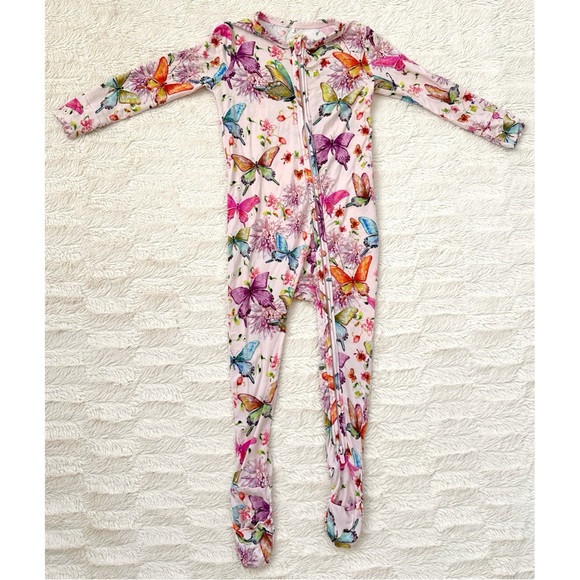 Posh Peanut Convertible One Piece in Watercolor Butterfly - Picture 11 of 17
